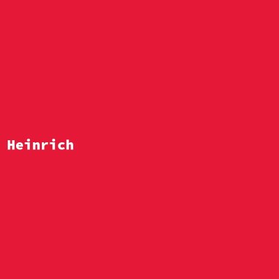 Hersteller: Heinrich