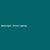 G&uuml;nstiger Eisen-Laptop