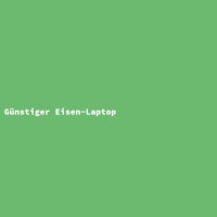 G&uuml;nstiger Eisen-Laptop