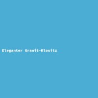 Eleganter Granit-Klositz