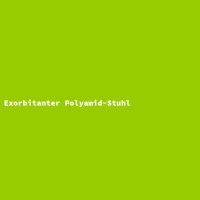 Exorbitanter Polyamid-Stuhl